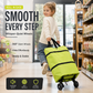 🧳 2‑i‑1 Hopfällbar Shoppingvagn – Stor Kapacitet & Slitstarkt Oxford-tyg – Perfekt för Matbutik, Marknad, Camping & Resor 🌿