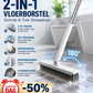 🔥 NU 50 % RABATT! ⚡ 2-i-1-skurborste med draghandtag – Robust, rengör fogar och hörn på djupet 🧼