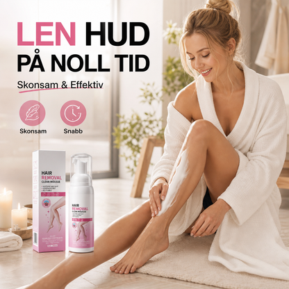 🛒 50% RABATT NU! 🧴 Hårborttagningsmousse – Ger silkeslen hud, skonsam mot huden för kropp och ben ✨