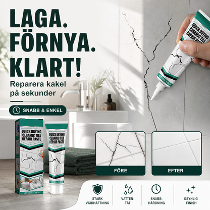 🛒 50% RABATT NU! 🧴 Praktisk Kakel- och Marmorreparationspasta – Enkel användning & Stark fästförmåga – Perfekt för badrum, kök och hemmareparationer 🏠