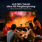 ✨🥳Bärbar projektor 4K Anti-Light hopfällbar skärm🎥