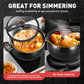 🍲 60% RABATT! 🔥 Mikrotryck Emaljerad Gryta med Stor Kapacitet – Jämn Värmefördelning, Hållbar & Perfekt för Långkok 🥘