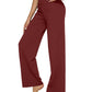 💖SISTA-DAGENS-ERBJUDANDE – 50 % RABATT 💖 Avslappnade yogabyxor med vida ben för damer, med hög midja och stretch