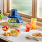 🧄 50% RABATT! 🍇 Transparent Elektrisk Frukt- & Grönsaksskalare – 5 Blad & Snabb Skalning – Perfekt för Köket – Enkel Rengöring 🍎