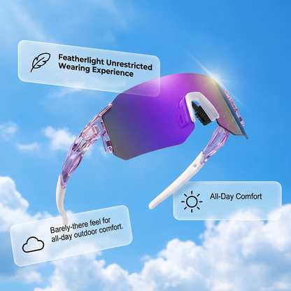 🕶️ 50% RABATT NU! 🚴 Stora Ram UV-Skydd Sportsolglasögon – HD-Syn, Lättviktig Design & Perfekt För Cykling, Löpning & Utomhusaktiviteter 🌞