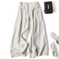 ✨REA – 50 % RABATT👖Dambyxor i bomull och linne med vida ben