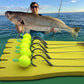 🎣🌊 Högflytande flytkrok – Håller sig på perfekt djup, ljus färg lockar fler hugg. Vass högkolehaltigt stål. En spelförändrare för sportfiskare! 🐟✨