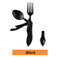 🍴 UPP TILL 50 % RABATT! ✨ 4-i-1 hopfällbart servisset – kompakt, rostfritt stål, multiverktyg ⛰️