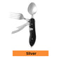 🍴 UPP TILL 50 % RABATT! ✨ 4-i-1 hopfällbart servisset – kompakt, rostfritt stål, multiverktyg ⛰️