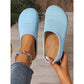 👡 50% RABATT NU! 🌬️ Damernas andningsbara stickade påklingsmules 🌸