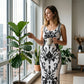 👗 Maxiklänning för damer med blommönster – klassisk design, mjukt fallande tyg och lätt att kombinera 🌸
