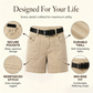 Damshorts Avslappnade Stretch med Nyttofickor
