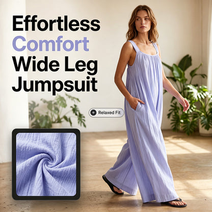 ✨Casual jumpsuit med vida ben för kvinnor