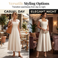 👗✨ Mångsidig square neck A-linje klänning för vardag