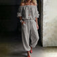 Dam axelbar jumpsuit