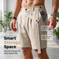 Sommarshorts i linne för män – avslappnade strandshorts med lös passform