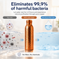 ❄️Sommarfräsch 50% rabatt!💧Premium vattenflaska tillverkad av 100% massiv koppar – plastfri och inspirerad av Ayurveda