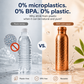 ❄️Sommarfräsch 50% rabatt!💧Premium vattenflaska tillverkad av 100% massiv koppar – plastfri och inspirerad av Ayurveda