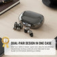 Trådlösa Bluetooth 6.0-hörlurar med klämfäste och in-ear-design